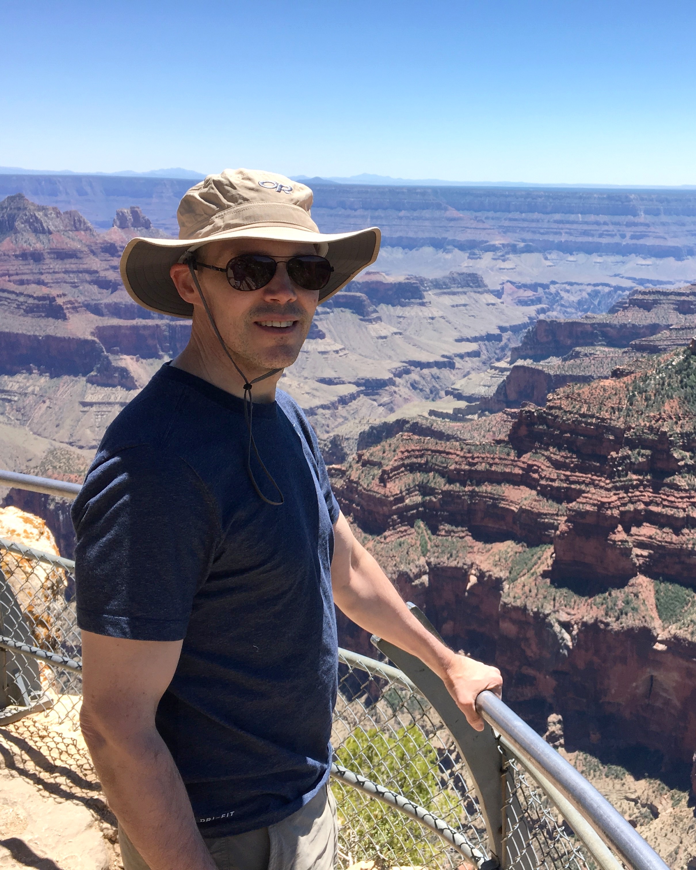Mark at the Grand Canyon